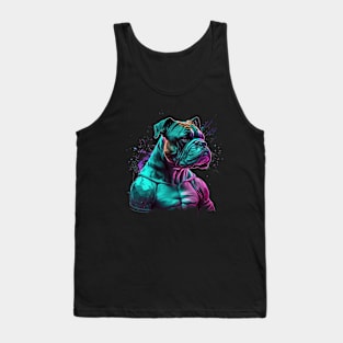 Vaporwave boxer Tank Top